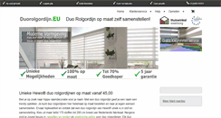 Desktop Screenshot of duorolgordijn.eu